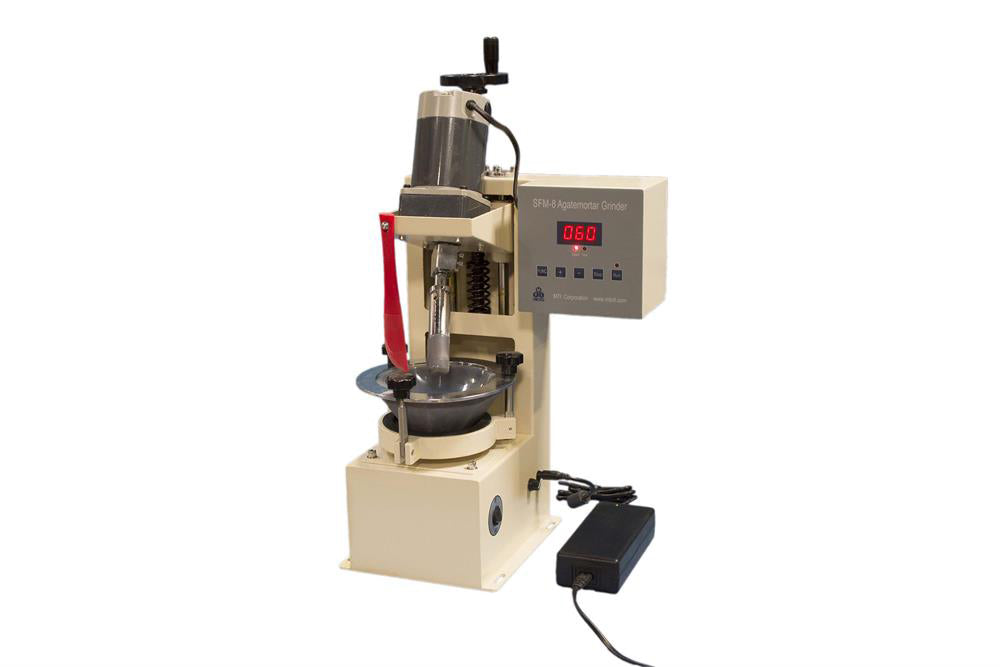 Automatic Desktop Grinder w/ 5" Agate Mortar ( Ar Gas Compatible) - MSK-SFM-8