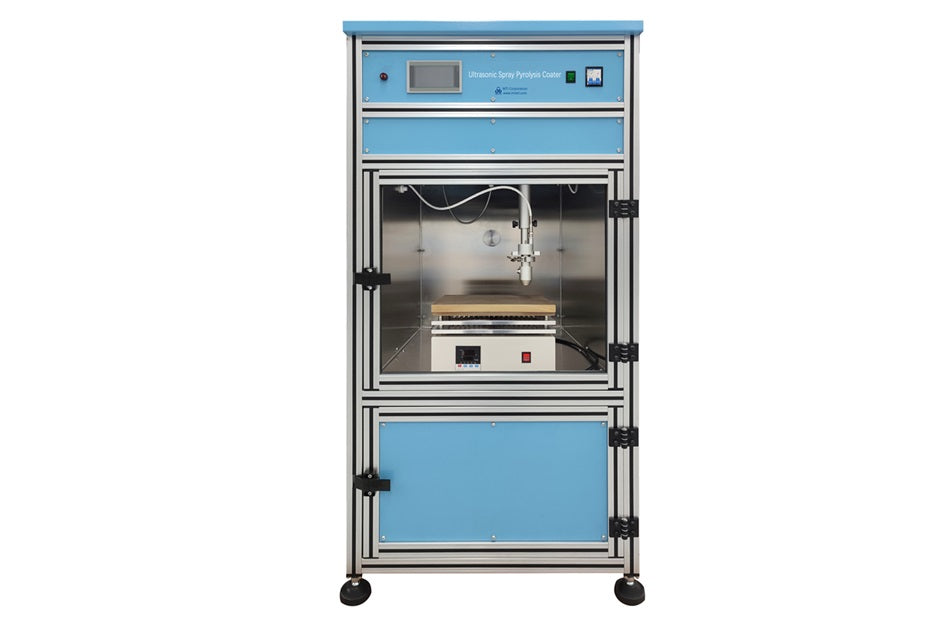Large Floor-Stand Ultrasonic Spray Pyrolysis Coating Unit with 16"x16" 500C Heating Plate - MSK-USP-12