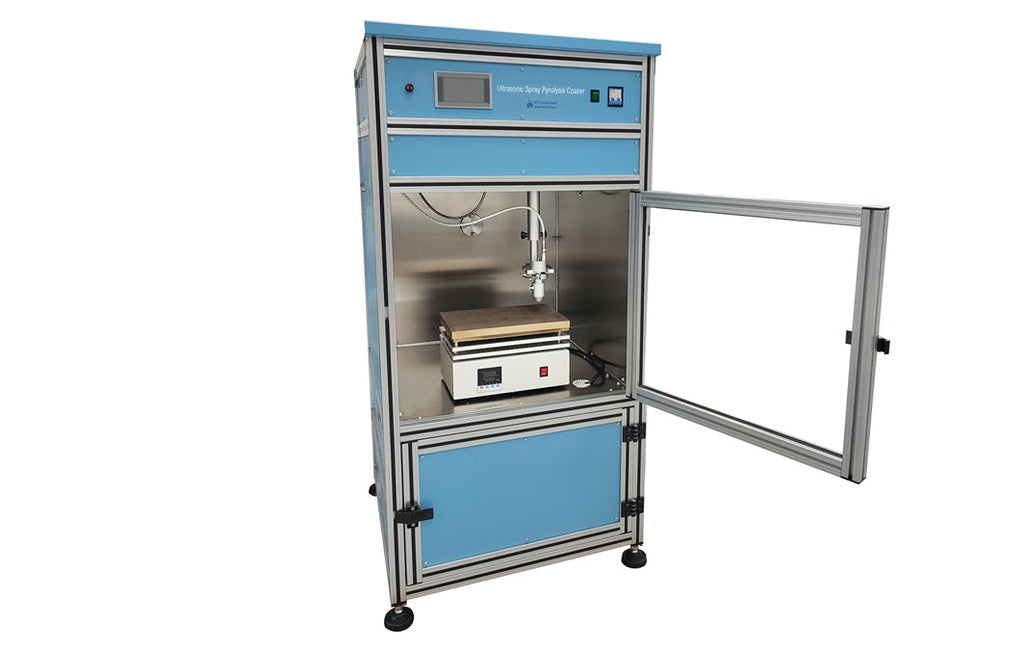 Large Floor-Stand Ultrasonic Spray Pyrolysis Coating Unit with 16"x16" 500C Heating Plate - MSK-USP-12