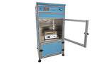 Large Floor-Stand Ultrasonic Spray Pyrolysis Coating Unit with 16"x16" 500C Heating Plate - MSK-USP-12