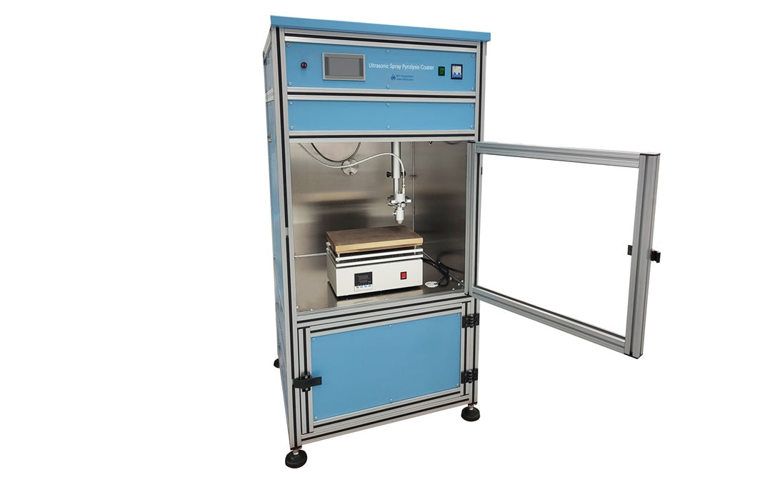 Large Floor-Stand Ultrasonic Spray Pyrolysis Coating Unit with 16"x16" 500C Heating Plate - MSK-USP-12