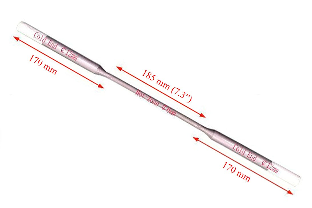1800°C Grade MoSi2 Heating Element (525 mm L) - HEL1800T525