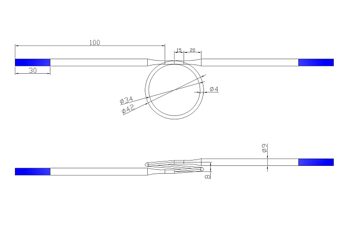 1000°C Max. Compact Zone Melting Furnace for Directional Solidification - OTF-1000-CBZ