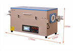 1200C 4-Zone Tube Furnace w/ Touch Screen Controller & Optional Quartz Tube & Flanges (OD 80 -130 mm) - OTF-1200X-IV