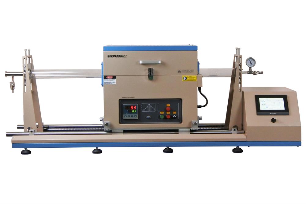 1200°C Sliding Tube Furnace(100mm OD) for Rapidly Thermal Processing - OTF-1200X-100-EDSL