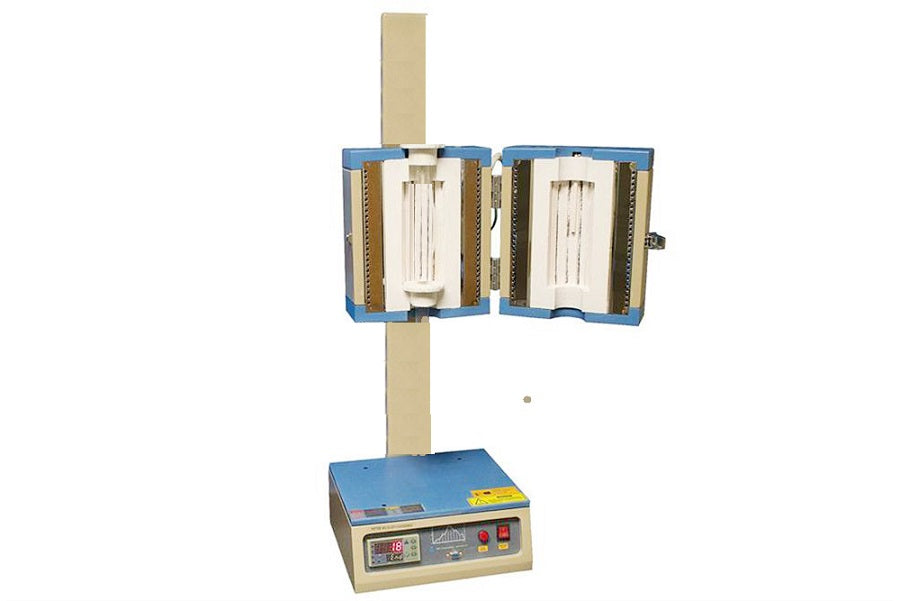 1100°C Vertical Split Furnace (1- 2" Dia.) w/ Temperature Controller - OTF1200XSVT-NT