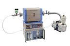 Mini CVD Tube Furnace with 2 Channel Gas Mixer, Vacuum Pump, and Vacuum Gauge -OTF1200XSF2