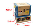 1100°C Vertical Split Furnace (1- 2" Dia.) w/ Temperature Controller - OTF1200XSVT-NT