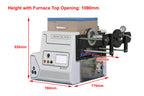 1200 °C Max 5" Automated Tube Furnace for AI Material Research - OTF1200XS5-ASD