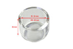 Quartz (SiO2) Cylindrical Crucible
