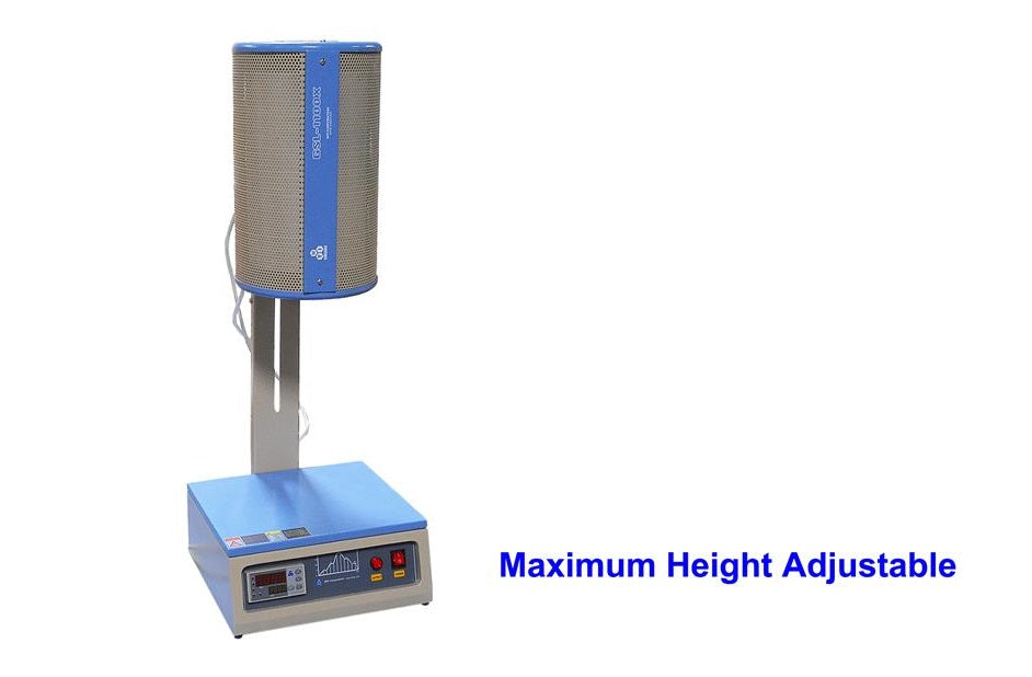 1100°C Vertical Furnace for DIY Tubular Reactor (2" Dia.) w/ Controller - GSL-1100X-NV