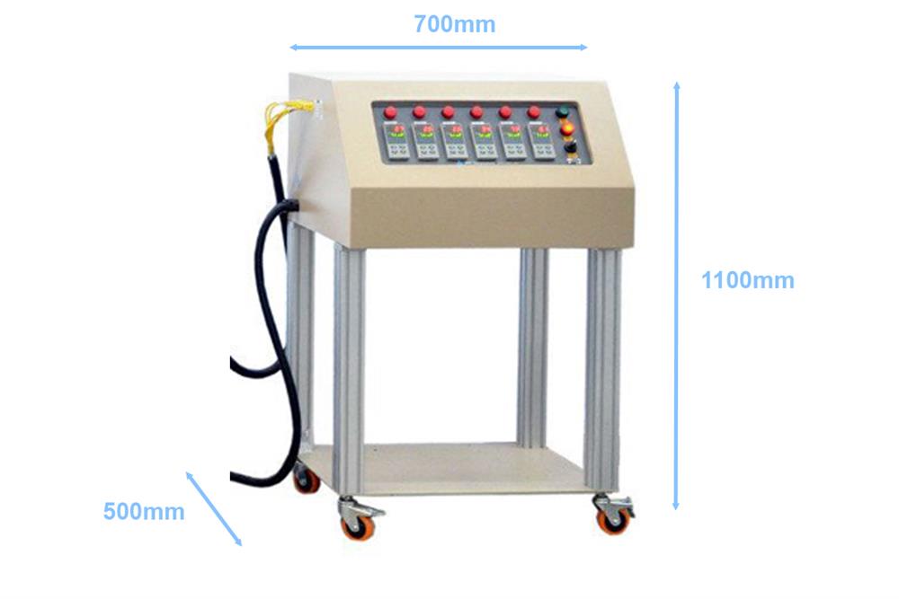 Six-Zone Split Tube Furnace (Optional 2-4" Quartz Tube x 2 Meter L, 1200C Max.) - OTF1200XVI
