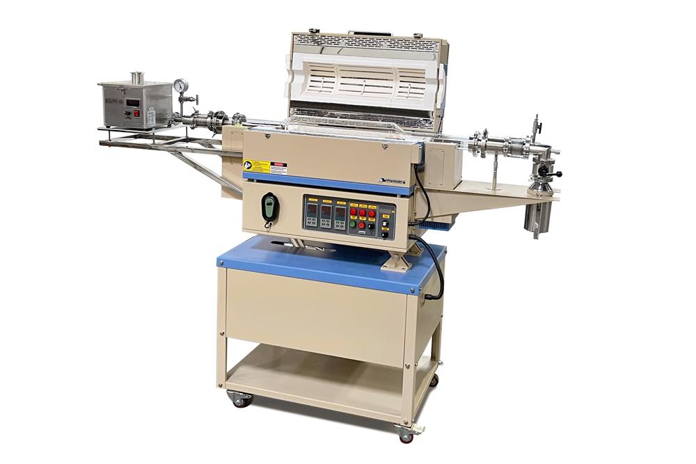 5" Rotary Tube Furnace up to 1200°C with Automatic Feeding & Receiving System - OTF1200XIIIR5