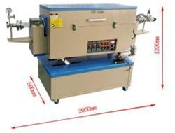 1200C Max.5" Three Zone Rotary Tube Furnace-OTF1200XIIIR5L