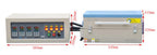 Four Zones 1200oC Tube Furnace w/ Temperature Controllers for 1 or 2" Tube - OTF-1200X-IV-S