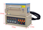 Four Zones 1200oC Tube Furnace w/ Temperature Controllers for 1 or 2" Tube - OTF-1200X-IV-S