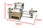 Compact Atmosphere Controlled RTP Furnace with 4" ID Quartz Tube up to 1100°C - OTF1200XRTP4