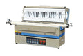 1500C Five Zone Split Tube Furnace with 84mm O.D Mullite Tube & Flanges - OTF-1500X-5Z