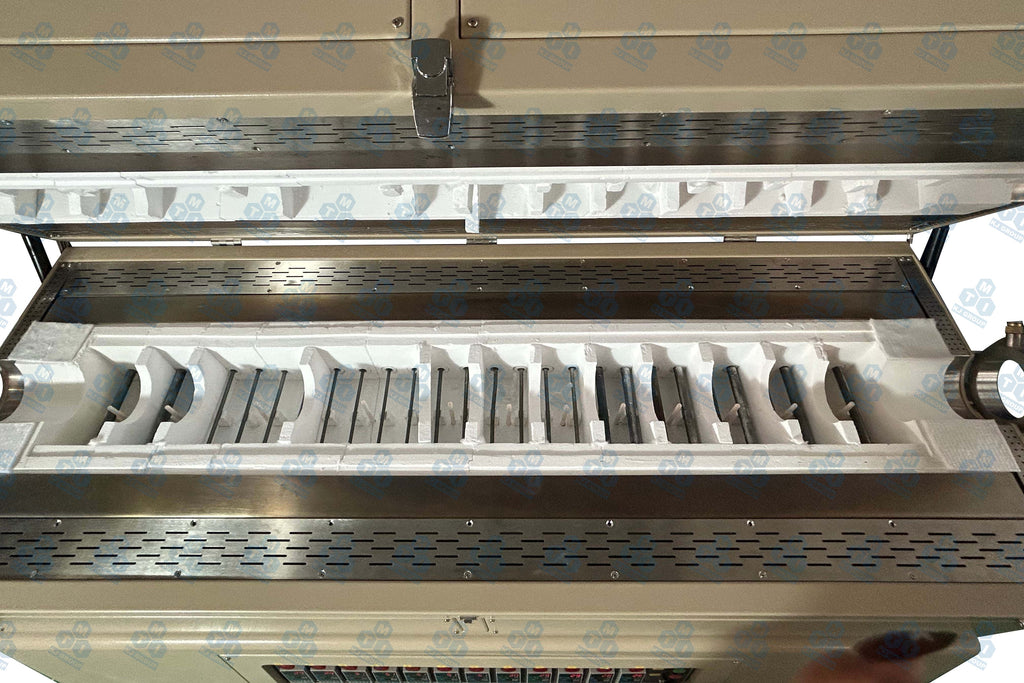 1700°C 12-zone Split Tube Furnace with a Ø100 mm × 1800 mm L Alumina Tube - OTF1700X12Z