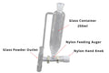 Manual Dispenser of 250 ml Made of Glass for Solid Powder - PF-A