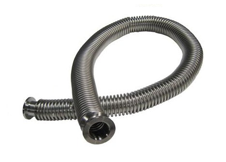 KF-16 Flexible Stainless Steel Vacuum Hose (Bellows), 1 meter - KF-Pipe-D16