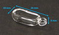 Quartz (SiO2) Boat Crucible