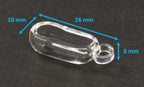 Quartz (SiO2) Boat Crucible