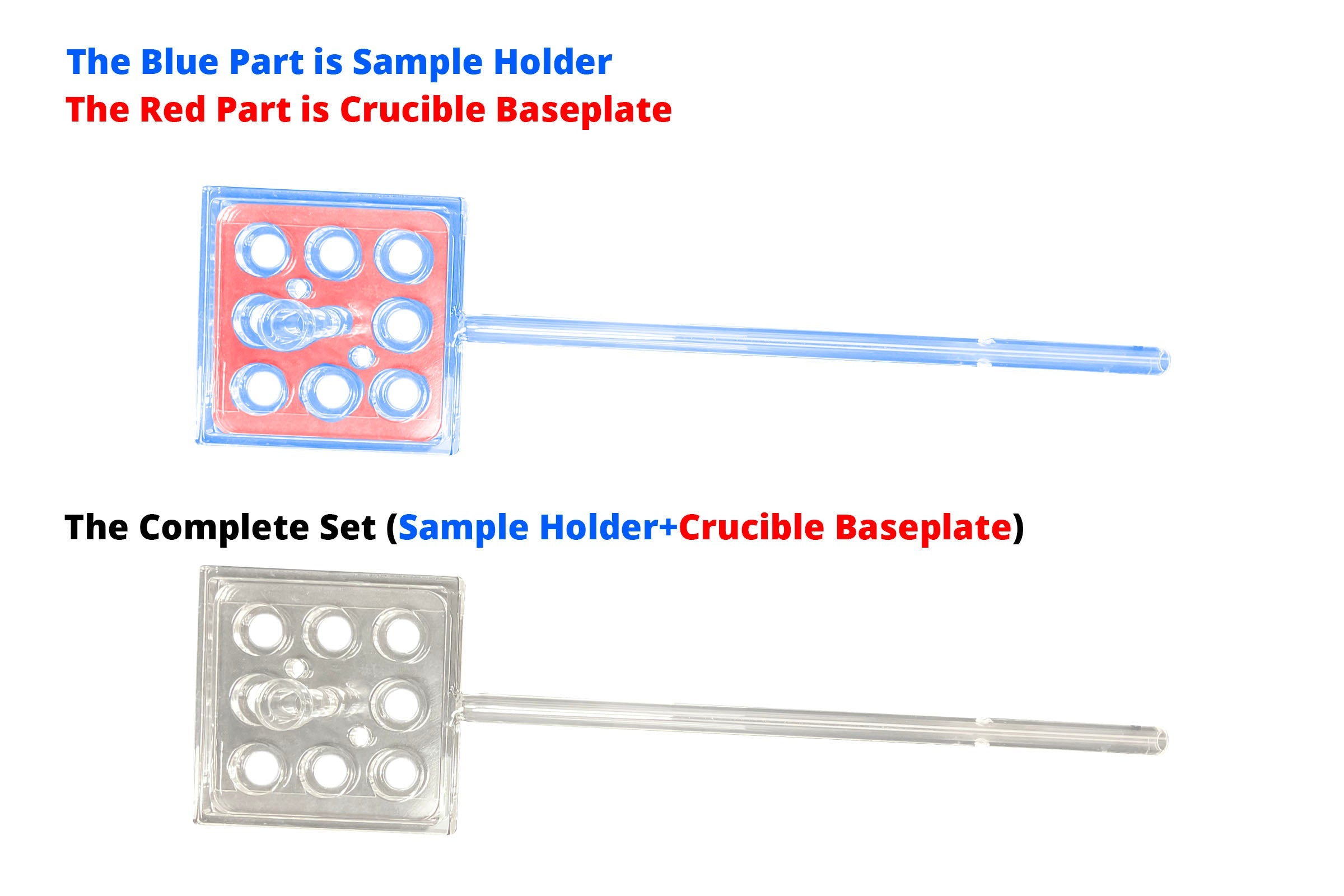 Quartz Sample Stage with 4 Cavities or 8 Cavities