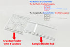 Quartz Sample Stage with 4 Cavities or 8 Cavities