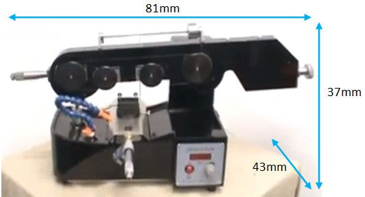 Endless Diamond Wire Saw with Digital Micrometer and Two Angle Adjustable Sample Stage - STX-201