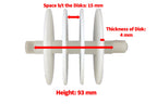 Multi-Stack Quartz Thermal Block: 90 mm Dia for 100 mm O.D Tube Furnace-QTB9047