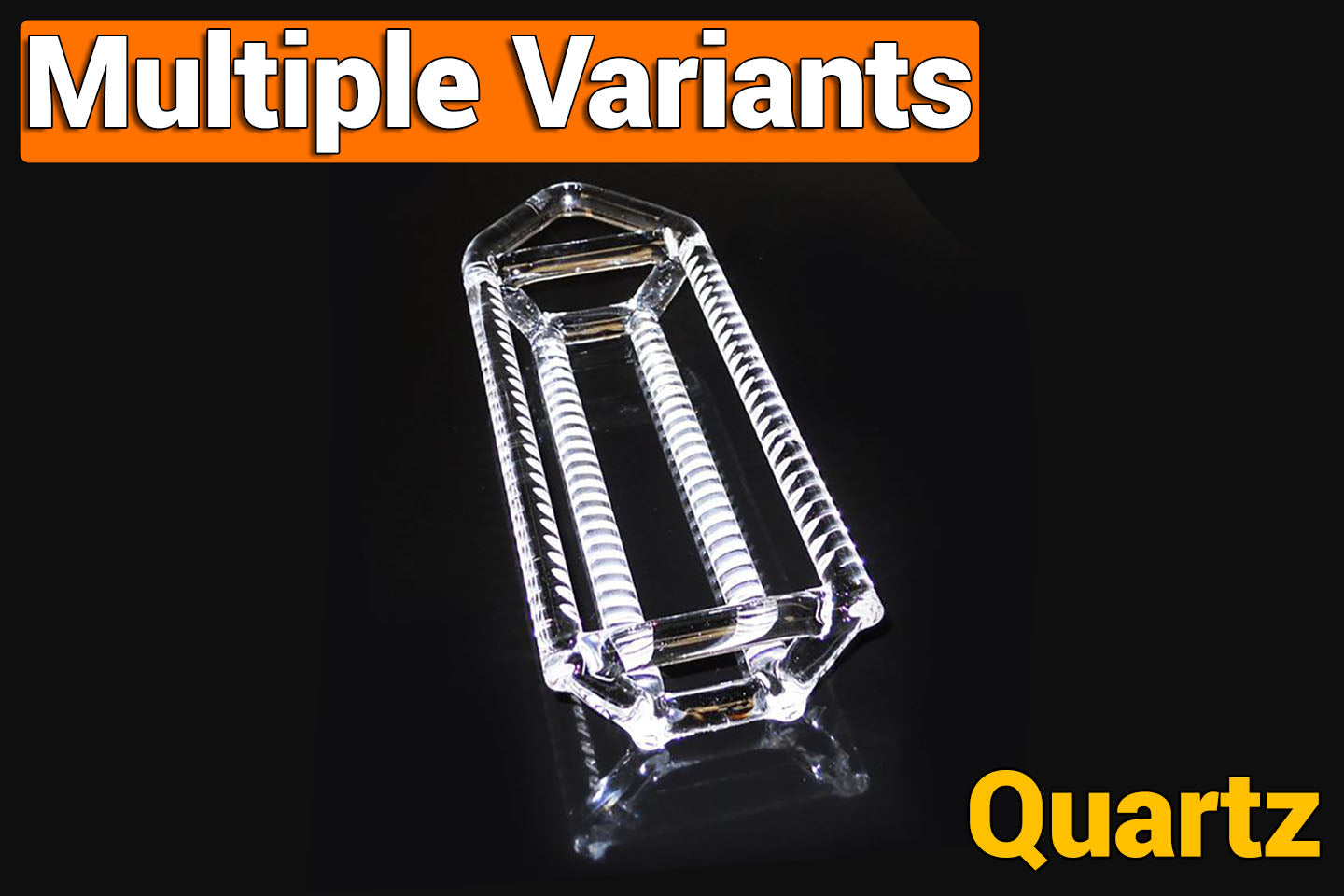 Quartz Wafer Boat (Ø1"- 12", 25/boat) - QB-Series