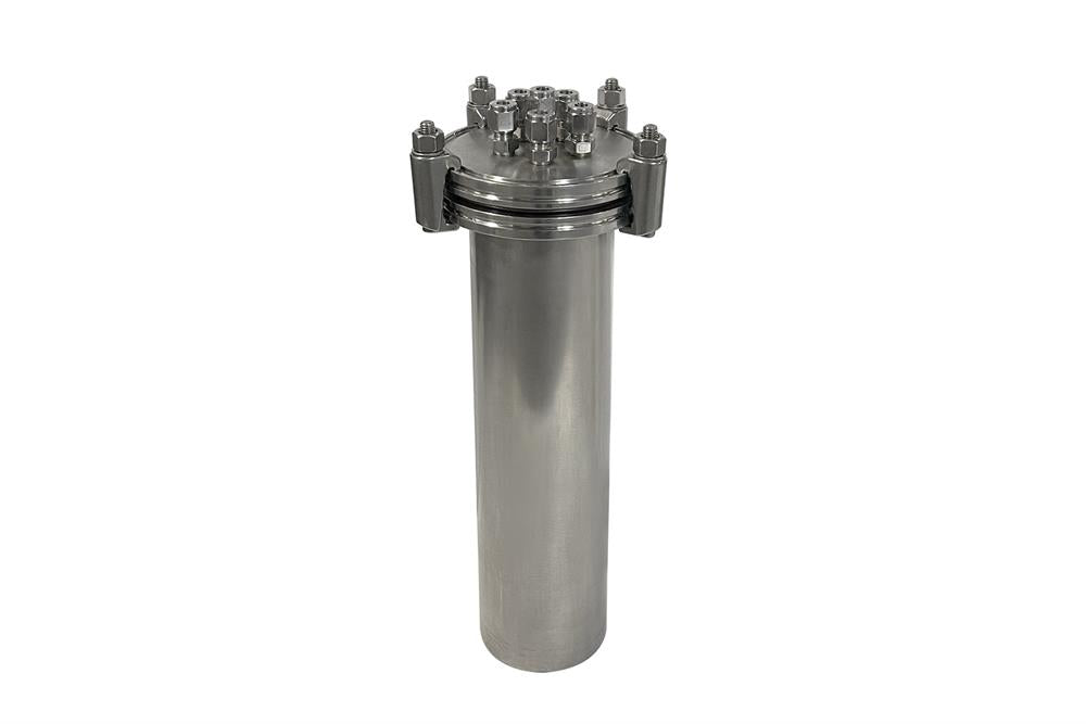 Ti Vessel (1100 ml) with 6 1/4" Feedthrough Ports for VBF-600Ti - RC-Ti1100FT6