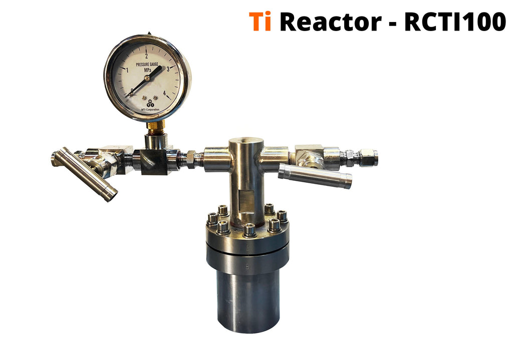 100ml Hydrothermal Reactor up to 4MPa Optional for SS316 or Ti w/ Heating - GSL-500X-XX