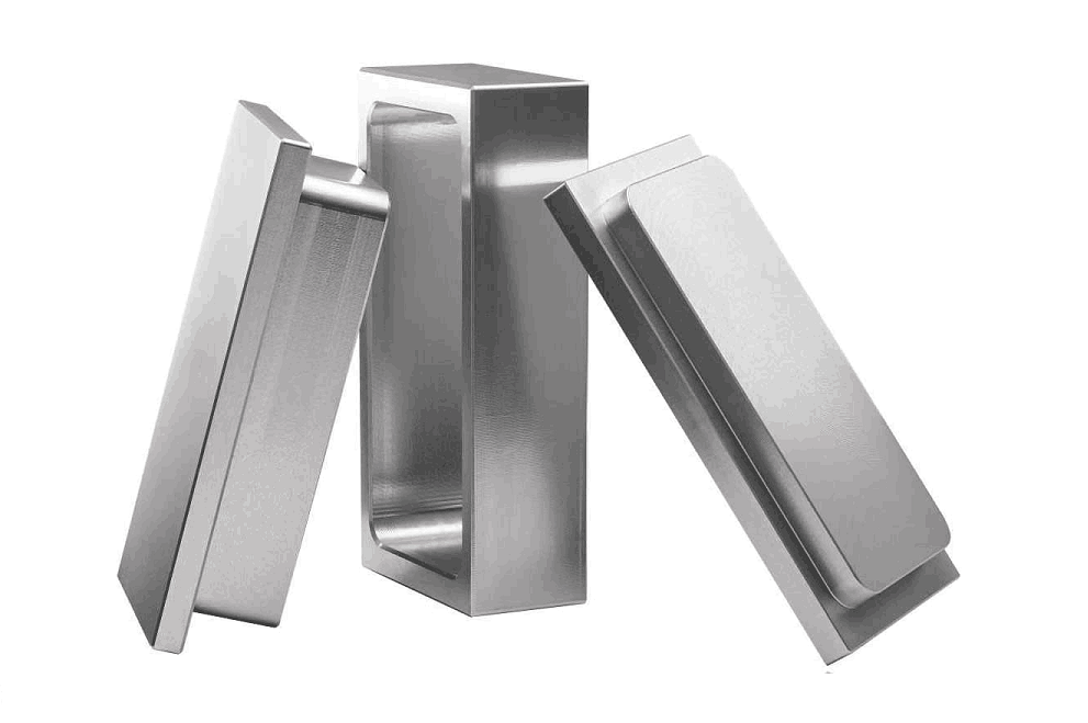 2" x 4" Pre Pressing Die Made of Aluminum -Alloy for Polymer Compound - Die-2-4-Al