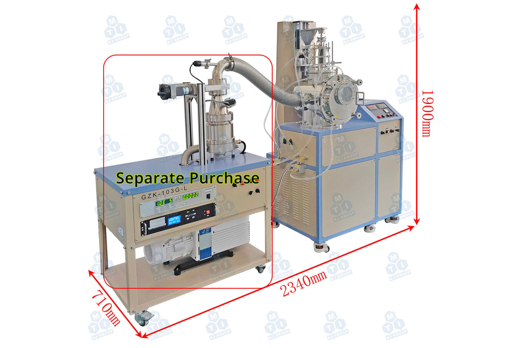2900°C Max. Ultrafast Heating & Pressing Furnace (UHP) up to 100 kgf - RTP-MS