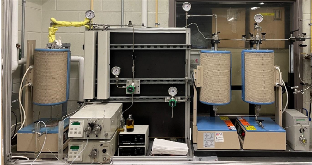 1100°C Vertical Furnace for DIY Tubular Reactor (2" Dia.) w/ Controller - GSL-1100X-NV