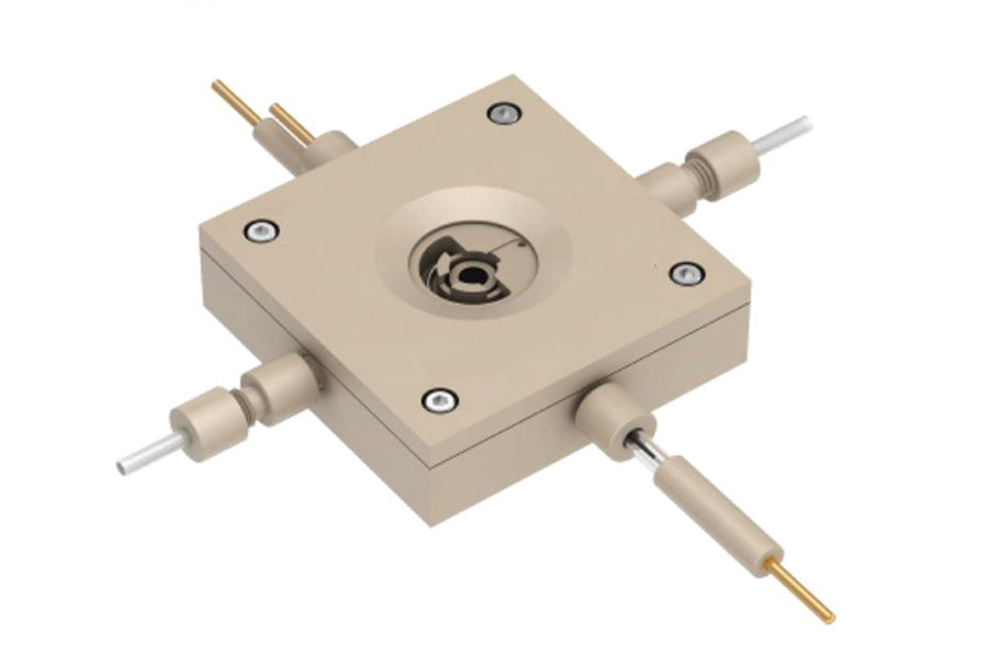 Split Electrochemical Flow Cell with Three-Electrode Configuration for In-situ Raman Research - SEFC-TEC-Raman