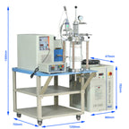 15KW 1700C Max. Induction Heater (6" Tube) with Dose Feeding & Melt Stirring Function - SP-60KTC