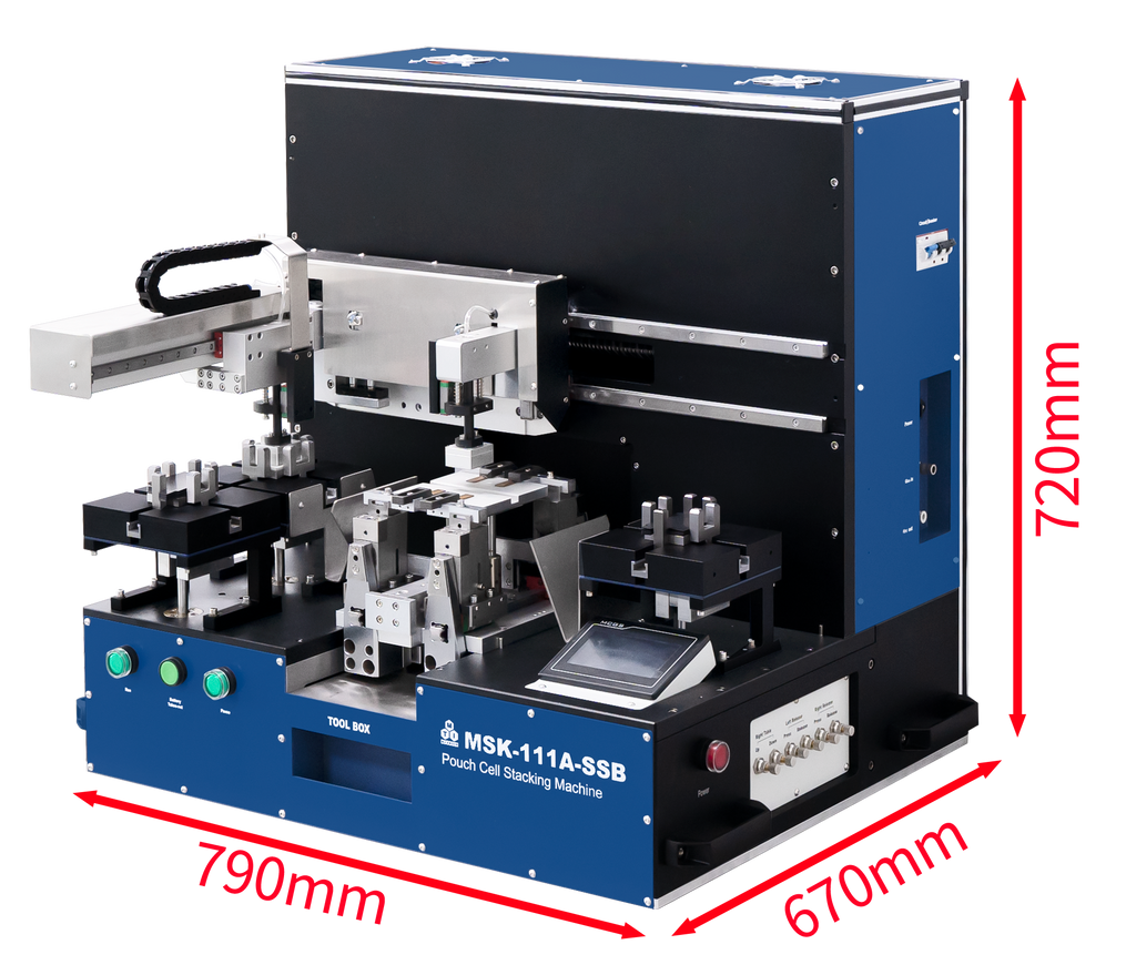 Pouch Cell Stacking Machine for Solid State Battery up to 100L x 90 W (mm) - MSK-111A-SSB