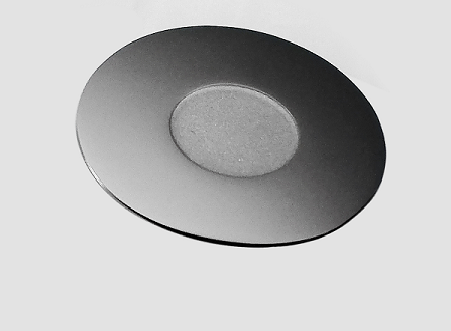 Zero Diffraction Plate for XRD sample: 24.6 Dia x1.0 t mm w/ Cavity 10 ID x0.2 mm, Si Crystal