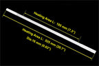 1500°C SiC Electric Heating Element (525 mm L) - G1500HE525