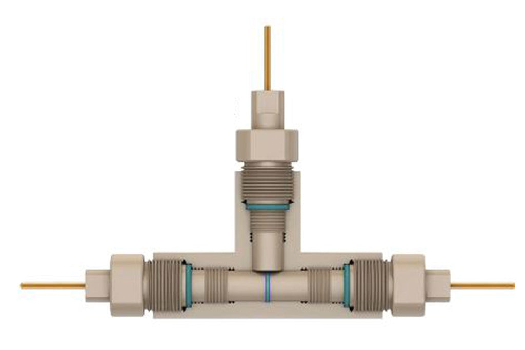 Peek Swagelok Cell (Max. 16 mm Dia) w/ Three or Two-Electrode for Battery or Fundamental Electrochemical Testing - SLC-P