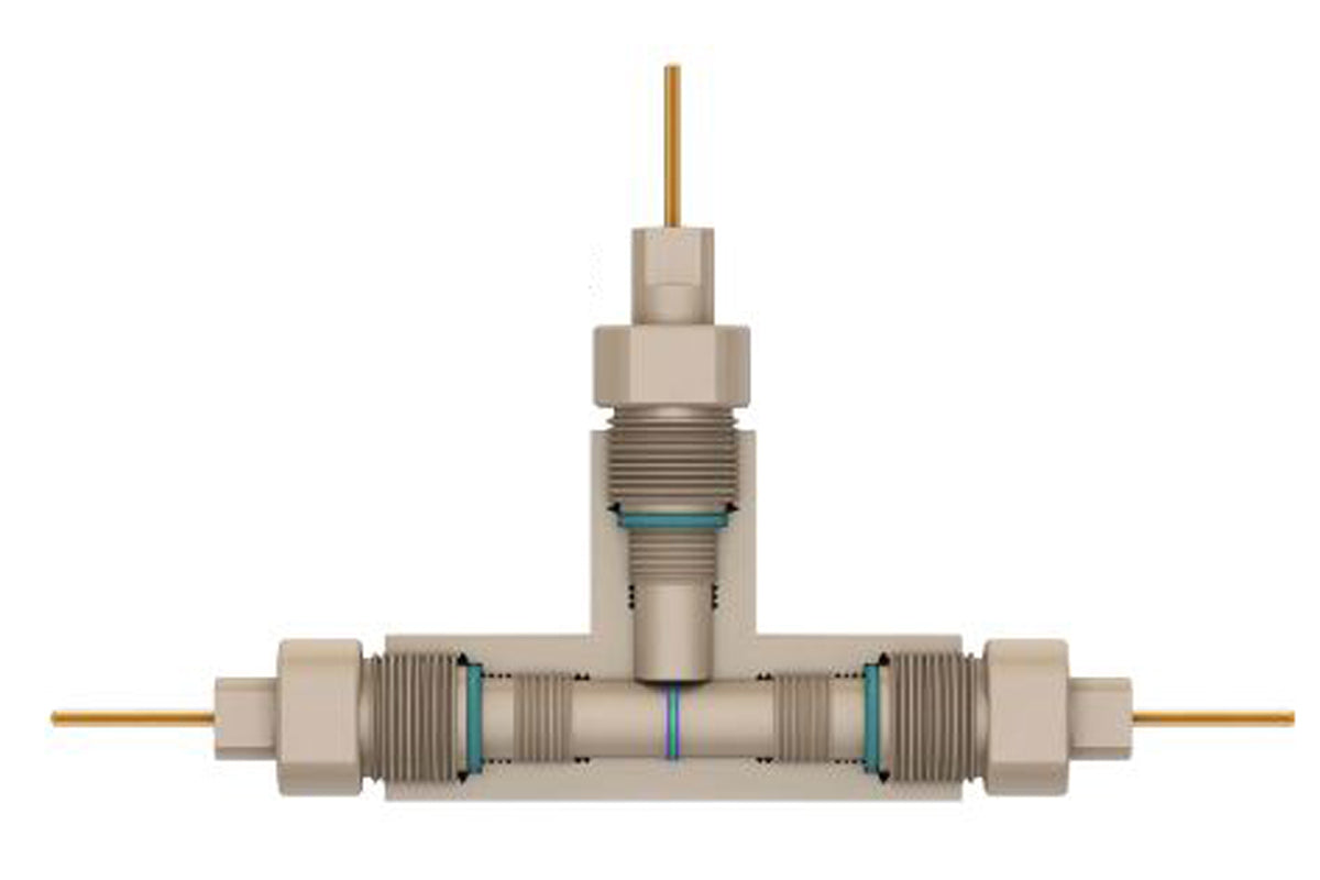 Peek Swagelok Cell (Max. 16 mm Dia) w/ Three or Two-Electrode for Battery or Fundamental Electrochemical Testing - SLC-P