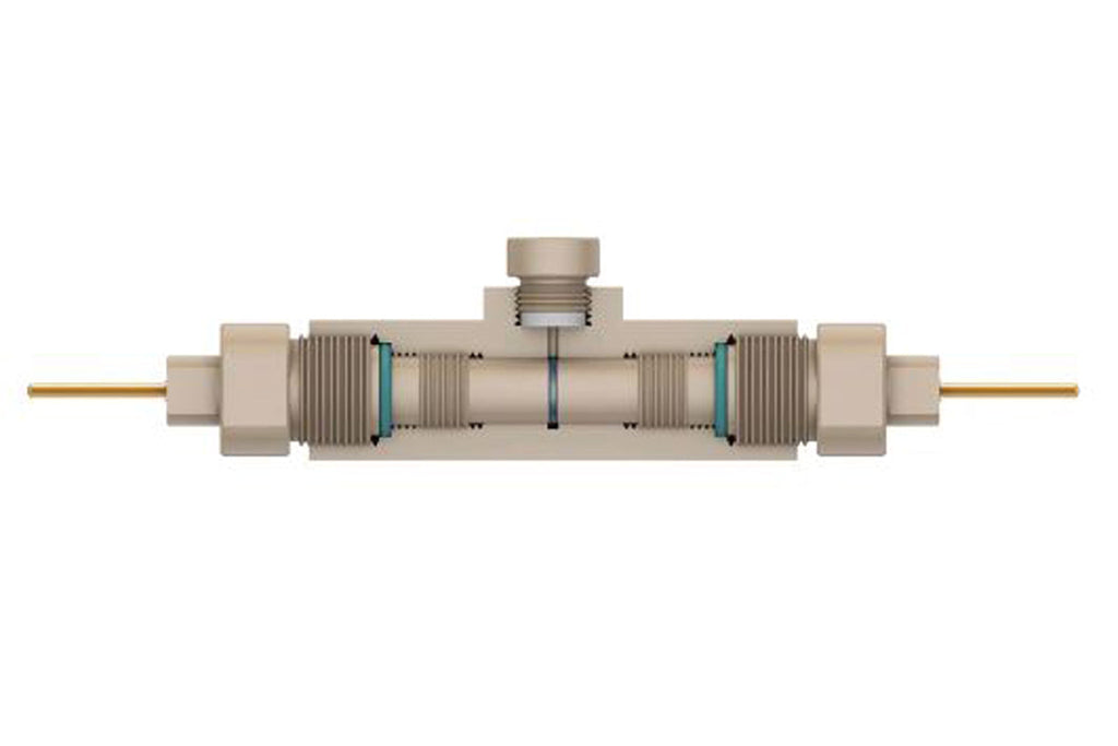 Peek Swagelok Cell (Max. 16 mm Dia) w/ Three or Two-Electrode for Battery or Fundamental Electrochemical Testing - SLC-P
