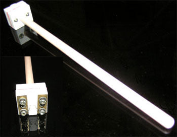 Thermocouple: S type (Pt-Rh to Pt ) 5" Length with ceramic sheath - TC-S-GSL-13