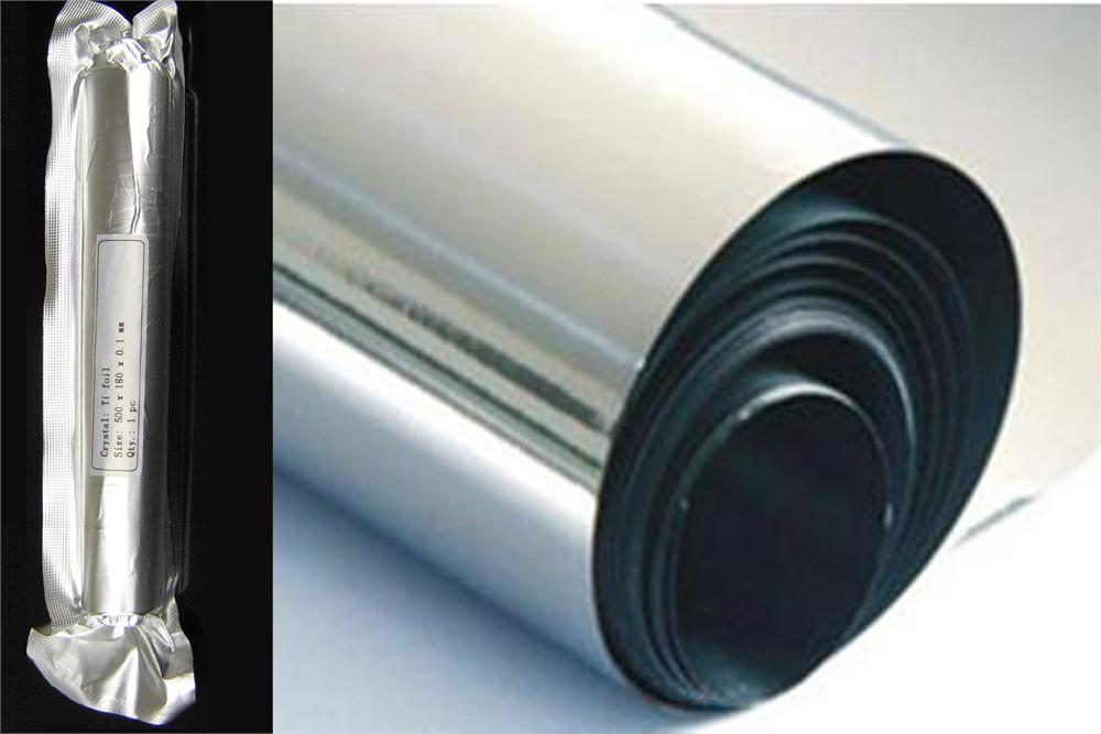 Vanadium Foil (V) Foil: L100 mm x W50 mm x T0.25 mm - MF-V-Foil-100L-0.25T