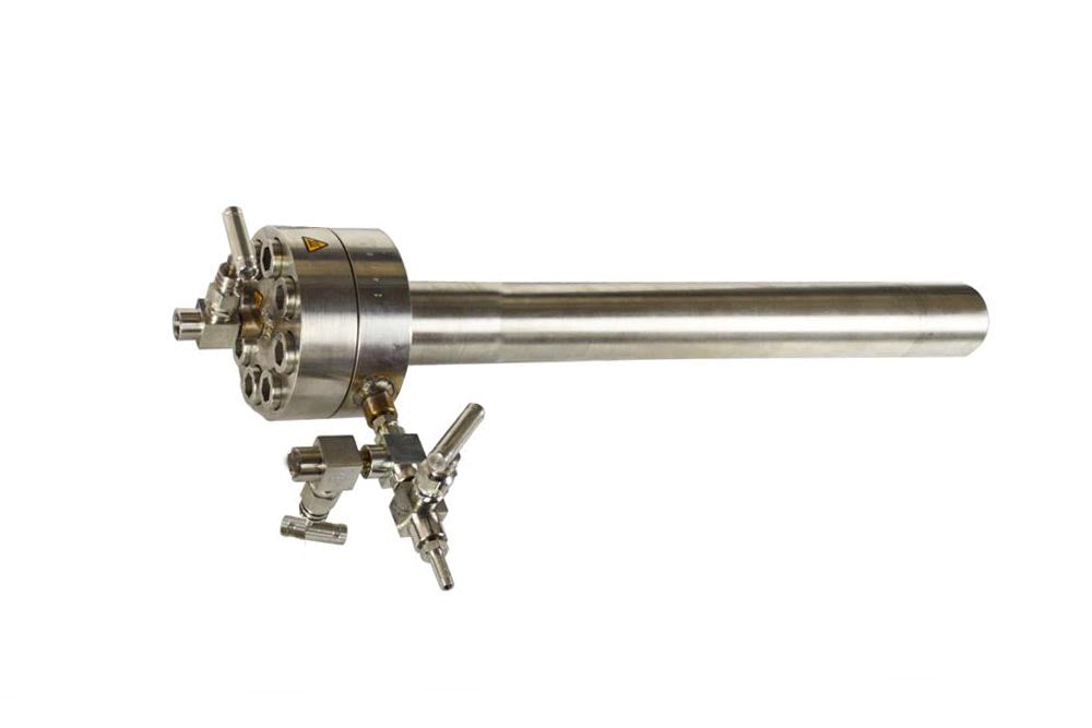 Hi-Pressure Super Alloy Tube with flange KIT, 55 ODx20 IDx580 L (mm) , 1100oC Max. - Tube-HP-55-20-580