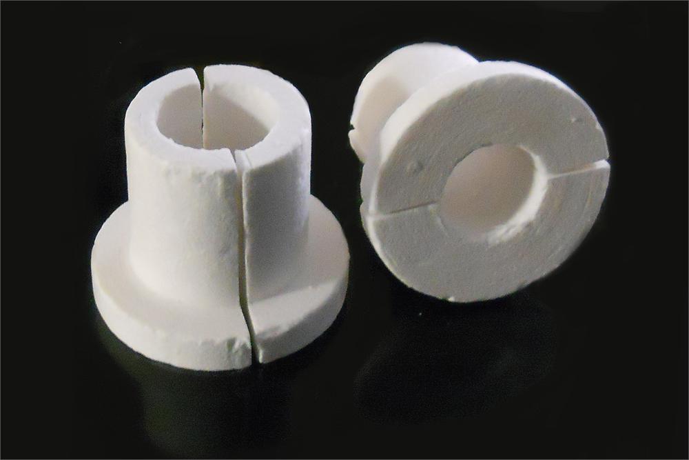 Fiber Alumina Tube Adaptor for OTF1200X Tube Furnace of 60mm Processing Tube (A Pair) - F-adaptor-D60