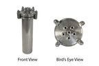 Ti Vessel (1100 ml) with 6 1/4" Feedthrough Ports for VBF-600Ti - RC-Ti1100FT6